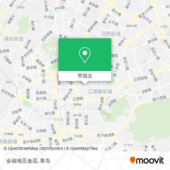 金福地五金店地图