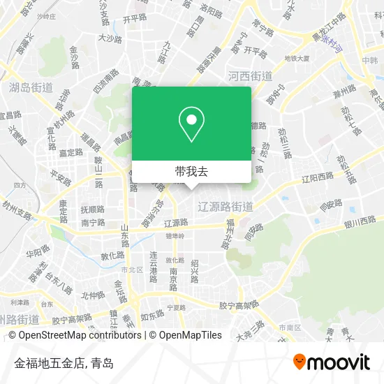 金福地五金店地图