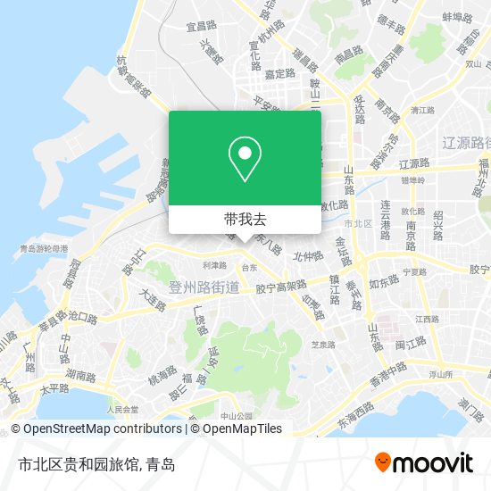 市北区贵和园旅馆地图