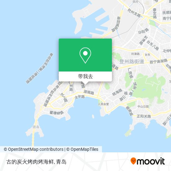 古的炭火烤肉烤海鲜地图
