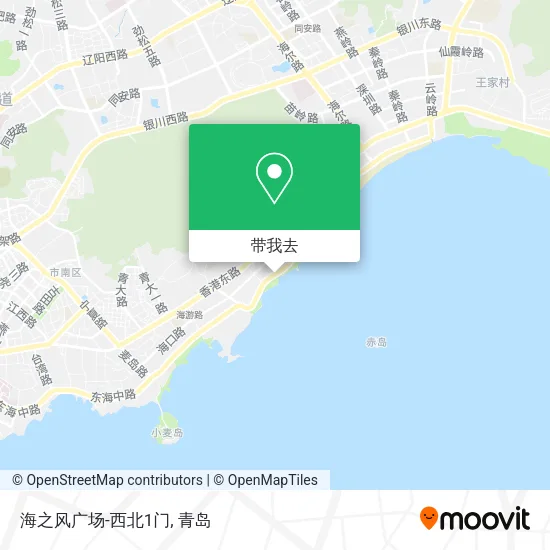 海之风广场-西北1门地图