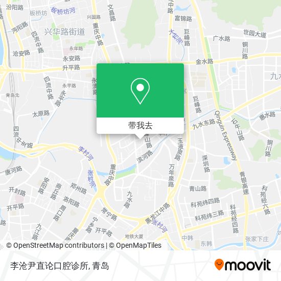 李沧尹直论口腔诊所地图