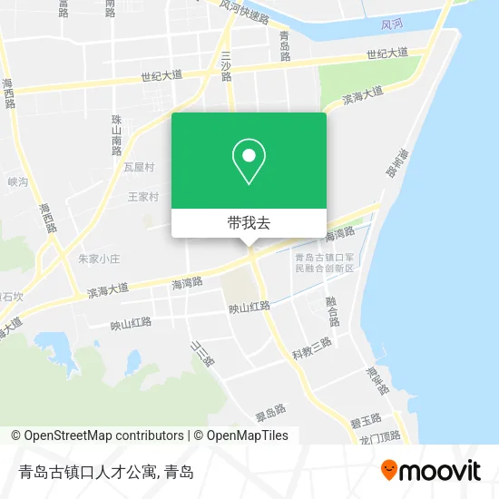 青岛古镇口人才公寓地图