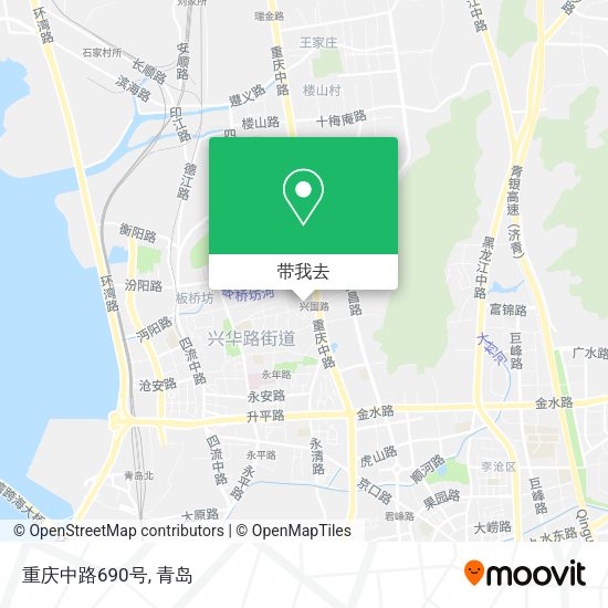 重庆中路690号地图