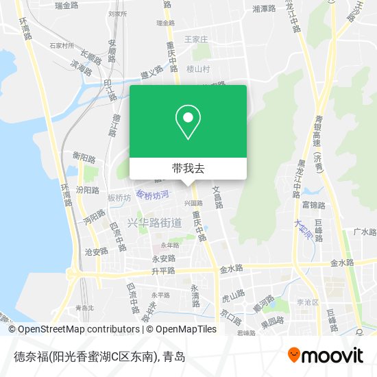 德奈福(阳光香蜜湖C区东南)地图