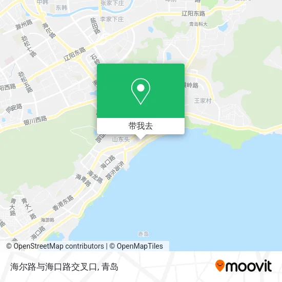 海尔路与海口路交叉口地图