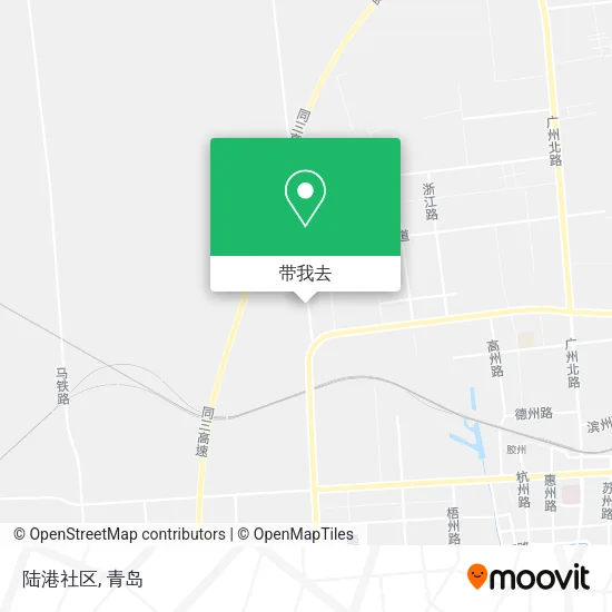 陆港社区地图