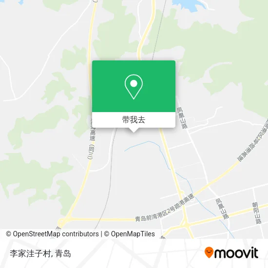 李家洼子村地图