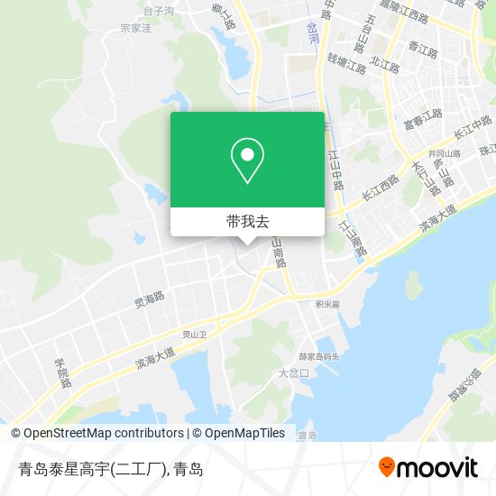 青岛泰星高宇(二工厂)地图