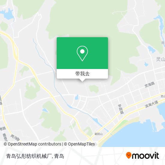 青岛弘彤纺织机械厂地图