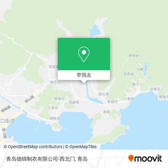 青岛德锦制衣有限公司-西北门地图