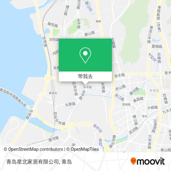 青岛星北家居有限公司地图