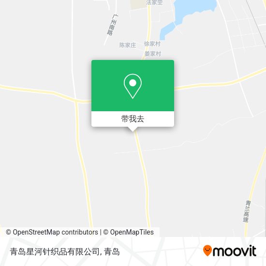 青岛星河针织品有限公司地图