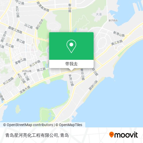 青岛星河亮化工程有限公司地图