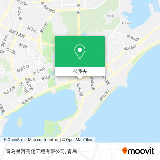青岛星河亮化工程有限公司地图