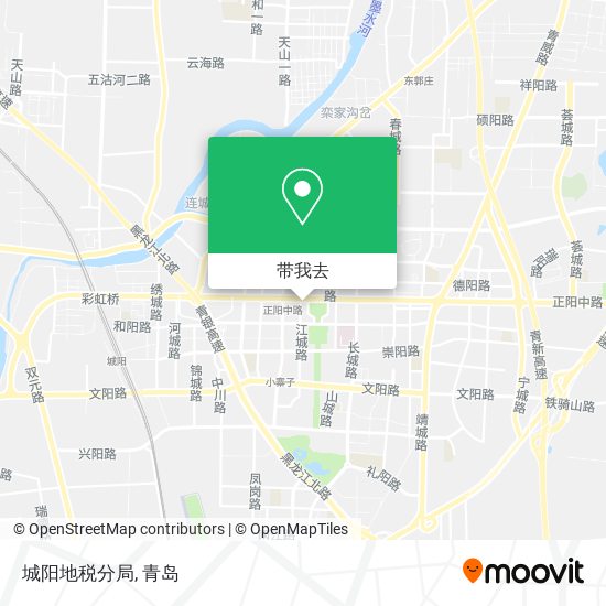 城阳地税分局地图