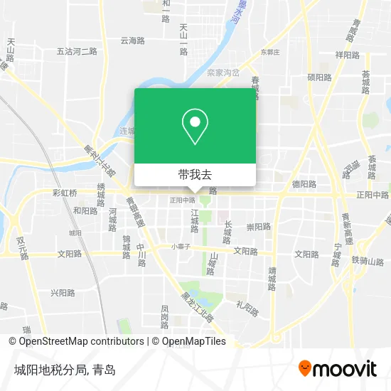 城阳地税分局地图