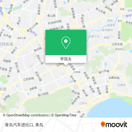 青岛汽车进出口地图