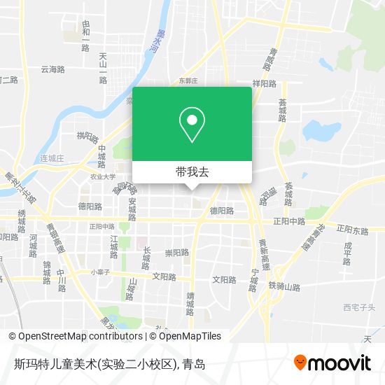 斯玛特儿童美术(实验二小校区)地图