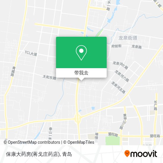 保康大药房(蒋戈庄药店)地图