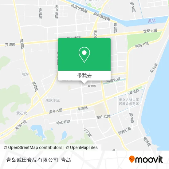 青岛诚田食品有限公司地图
