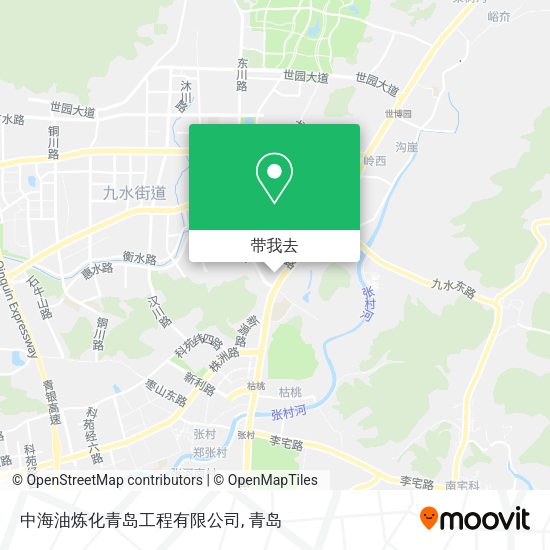 中海油炼化青岛工程有限公司地图