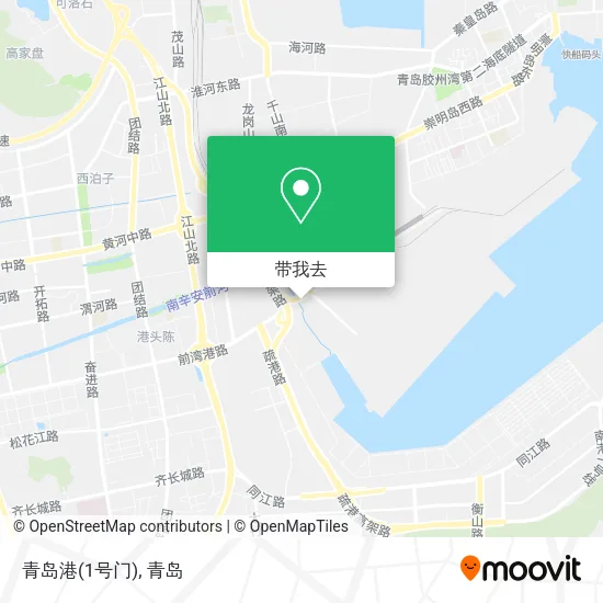 青岛港(1号门)地图