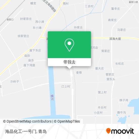 海晶化工-一号门地图