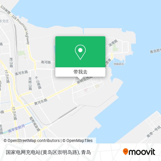 国家电网充电站(黄岛区崇明岛路)地图