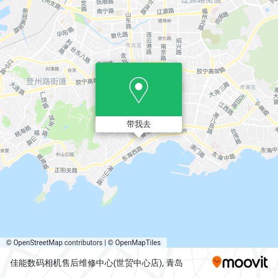 佳能数码相机售后维修中心(世贸中心店)地图