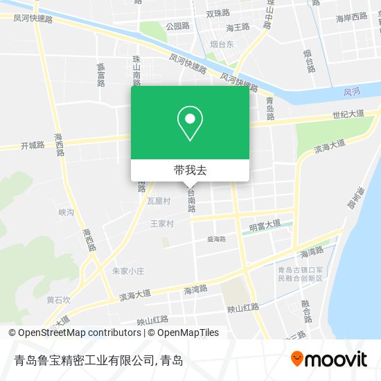 青岛鲁宝精密工业有限公司地图