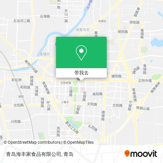 青岛海丰家食品有限公司地图