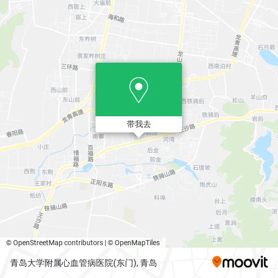 青岛大学附属心血管病医院(东门)地图