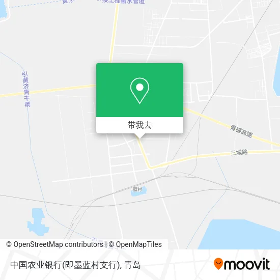 中国农业银行(即墨蓝村支行)地图