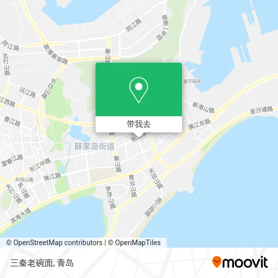 三秦老碗面地图