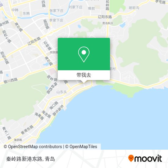 秦岭路新港东路地图