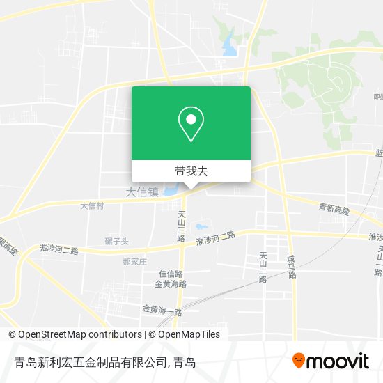 青岛新利宏五金制品有限公司地图