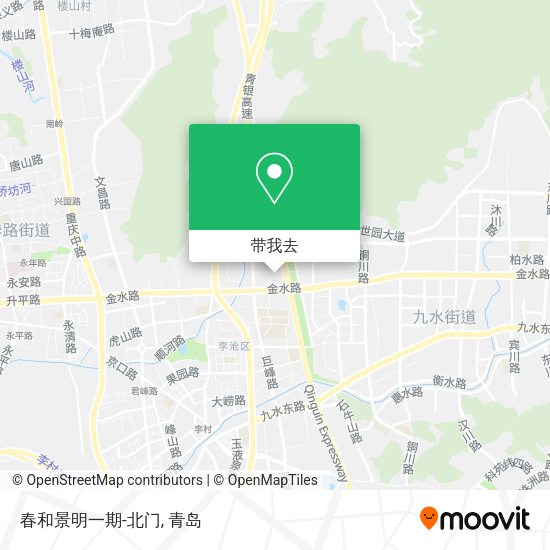 春和景明一期-北门地图