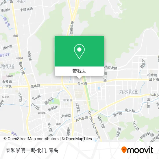 春和景明一期-北门地图