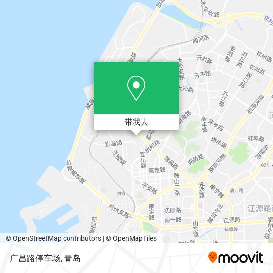 广昌路停车场地图