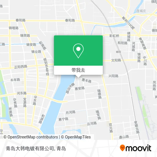 青岛大韩电镀有限公司地图