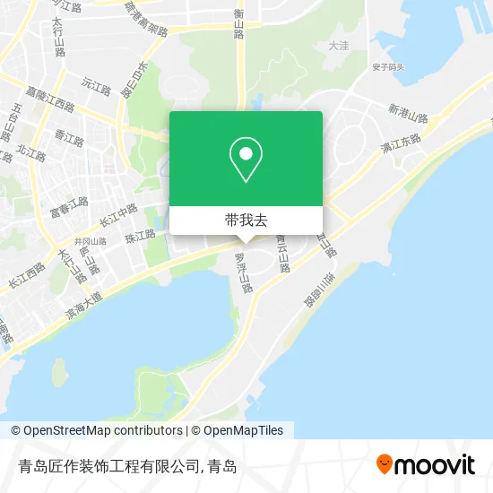 青岛匠作装饰工程有限公司地图