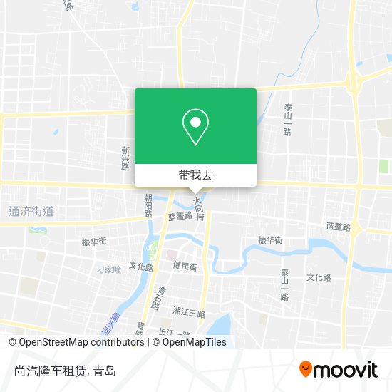 尚汽隆车租赁地图