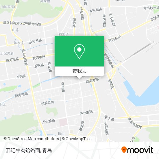 邢记牛肉饸饹面地图