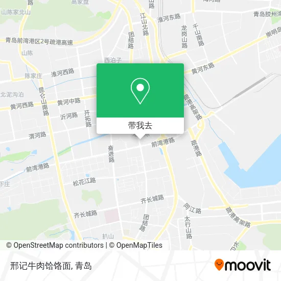 邢记牛肉饸饹面地图