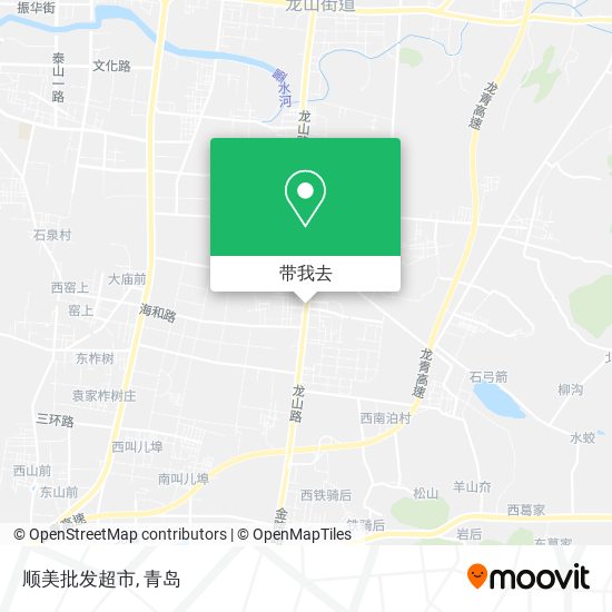 顺美批发超市地图