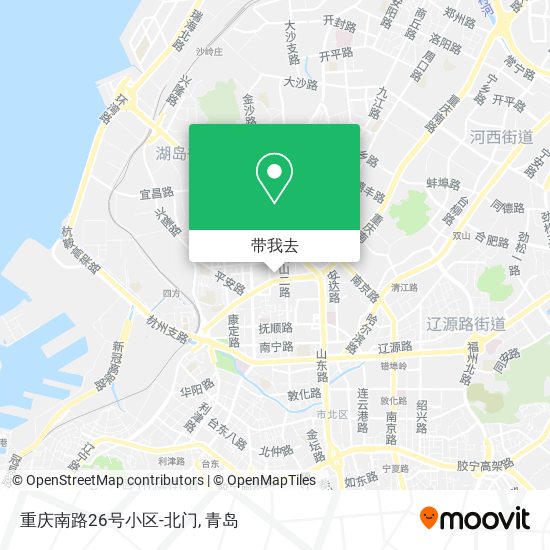 重庆南路26号小区-北门地图