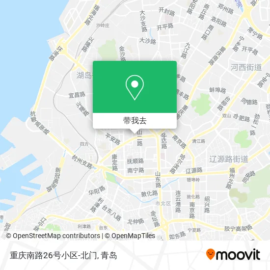 重庆南路26号小区-北门地图
