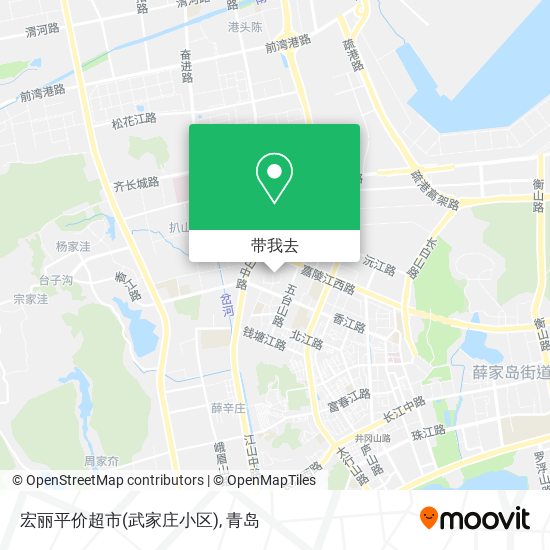 宏丽平价超市(武家庄小区)地图