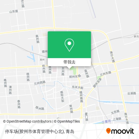 停车场(胶州市体育管理中心北)地图
